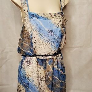 Very cute Vera Wang Romper with belt Size L